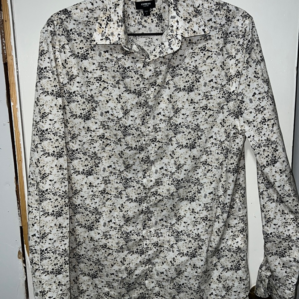 Express Dress Shirt Floral